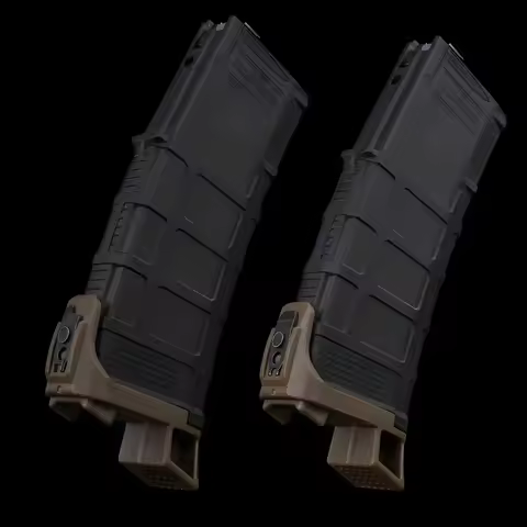GBB PMAG Base Quick-Pull Hunting Magazine Adapter with Prone Support Monopod for Airsoft Mag Include