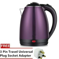 Electric jug kettle 2litre stainless steel