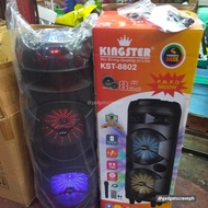 Kingster KST-8802 Wireless Bluetooth Speaker with Mic and Remote 8.5 inches 8800W