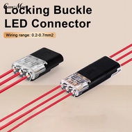 18-22 Awg Wire Connector Solid Wire Led Connector 24/40pcs 3-pin Solderless Wire Connectors for Rgb 