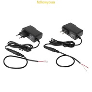 fol 5 5mmx2 1mm Converter Power Adapter AC 100-240V to for DC 3V 1A Power Supply Charger EU US Plug 