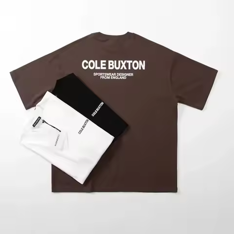 Good Quality Fashion Summer Style Cole Buxton Fashion T Shirt Men/Women Letter Printing T-shirt Shor