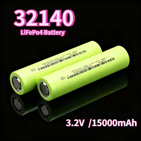 32140 15Ah LiFePO4 Battery 3.2V Lithium Iron Phosphate Batteries for EV/Bicycle/Scooter/Power Tools/