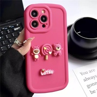 Suitable for IPhone 11 12 Pro Max X XR XS Max SE 7 Plus 8 Plus IPhone 13 Pro Max IPhone 14 Pro Max 3D Accessories Strawberry Phone Case Little Simple Cute Design