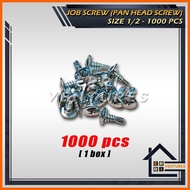 Job Screw (Pan Head Self Tapping Screw) 1000pcs