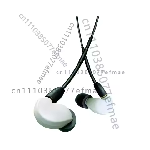 Used 99% new for Shure SE215 Professional In Ear Monitoring Wired Headphones Earbuds White