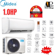 (FREE SHIP) Midea Air Cond New R32 1.0HP Super Ionizer (Xtreme Dura Series) 1.0HP MSGD-09CRN Non Inverter 3 Star