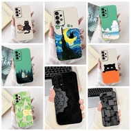 For Samsung A52 A52S 5G Case A52 4G Aesthetic Luxury Cute Shockproof Black Phone Case For Samsung Ga