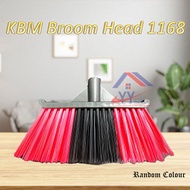 KBM Broom Head 1168/Heavy Duty Broom/Hard Color Broom/Nylon Hard Plastic Floor Broom (HEAD ONLY)/Har