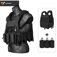 IDOGEAR LSR เสื้อกั๊กยุทธวิธี 556 9mm Triple นิตยสาร POUCH QUICK RELEASE BUCKLE Wargame เกียร์ 3318 