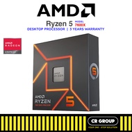 AMD Ryzen 5 7600/7600X Desktop Processor (3Yrs Warranty)