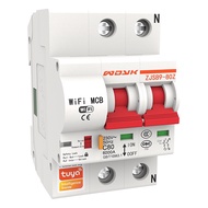 TUYA WeLink เบรคเกอร์ อัจฉริยะ  Smart AC Breaker 63A 80A 100A ควบคุมผ่าน WIFI Bluetooth ระยะไกล MCB 