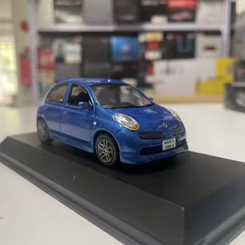 Nissan March K12 15sr-a 12sr 1:43 Scale Die-cast Classic Static Car Model Hobby Collection Souvenir 