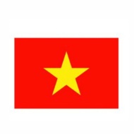 Flag Sticker, flag Sticker, red flag with yellow star - Hoang Mai Ao Dai