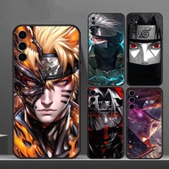 O9D Naruto anime cool for Samsung A60 A70 A71 A72 A73 F62 TPU soft silicone black frosted casing