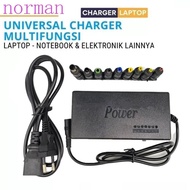 NORMAN Laptop Power Adapter, 12-24V Adjustable Voltage Laptop Charger Adapter, Multi-Device Portable