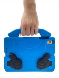 藍色拇指向上保護殼,帶有支架功能(部分款帶有觸控筆座),適用於ipad