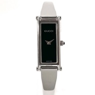 【日本直寄 中古美品】Gucci GUCCI 腕錶 1500L 不鏽鋼 銀色/黑色 石英 古董 手鐲錶