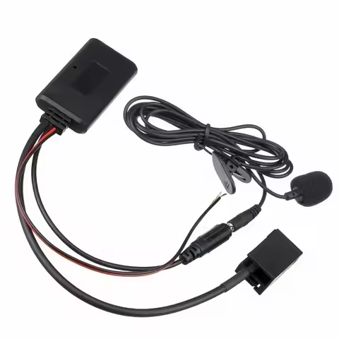 Car Accessories O HIFI Cable Adaptor Bluetooth 5.0 and Microphone for E16751 1x 12V for E54 E39 E46 