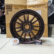 [1PC] PROMAX Sport Rim 16inch RE30 16x7JJ ET38/ET33 4H100 BR-DARK | Premium Alloy Wheel