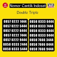Nomor Cantik Indosat Im3 Double Triple ekor 444 Tengah 222 333 666 1444 2444 3444 5444 6444 7444 844