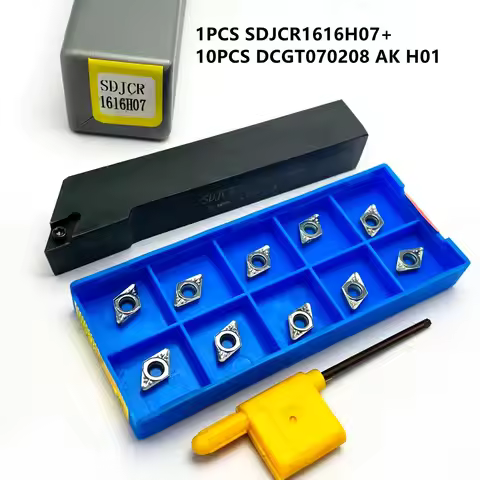 10mm 12mm 16mmExternal Turning Tool Holder SDJCR SDJCR1010H07 SDJCR1212H07 SDJCR1616H07 Lathe Cutter