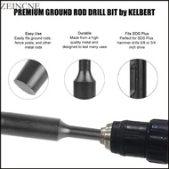 Zein Ground Rod Driver Bit 15mm Earth Stake Rotate Hammers Drill Grounding Rod SDS