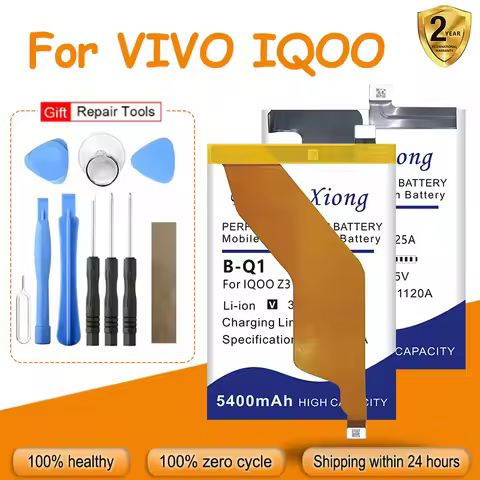 B-F1 B-P7 B-K7 B-G5 B-E6 B-Q7 B-Q1 B-P8 B-O2 Battery For VIVO NEXS S7E S9E Y53s T2 X23 X27 X60Pro+ V