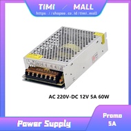 Switching Power Supply Transformer Adapter AC 220 to DC 12V 5A LED CCTV TIMI MALL