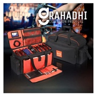 Dj musical instrument casing bag 2 in 1 multifunctional Dj asecoris equipment bag