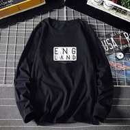 ENGLAND XS-3XL T SHIRT LENGAN PANJANG PEREMPUAN BAJU LENGAN PANJANG LELAKI TSHIRT WOMAN T SHIRT MEN MUSLIMAH VIRAL