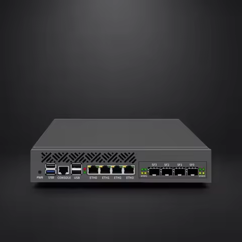 Topton 1U Rack Mini PC 2x10G SFP+ 4x i226-V 2.5G Intel i3-N305 N150 DDR5 mSATA Network Router Server