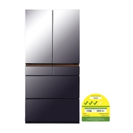 HITACHI R-GWC670TS-XM 6 Door Refrigerator(525L)(Energy efficiency Class 3)