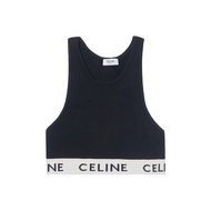 CELINE Tank Tops Womens Black Crew Neck Moderate Other 2A68L372N-38CR
