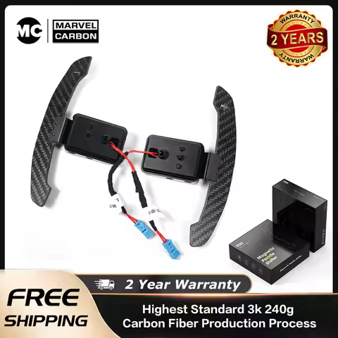 Magnetic Carbon Fiber Paddle Shifters For BMW F20 F22 F30 F10 F32 G20 G30 G80 F18 F12 F13 F31 F32 F3