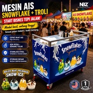 NBZ Bingsu machine stall Gerai snow ice machine snowflake ice  machine mesin bingsu ice kacang mesin