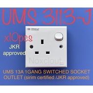 UMS 3113-J 13Amp SP SWITCH SOCKET SIRIM / JKR approved