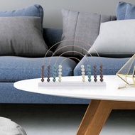 Rzone Modern Simple Abacus Bead Plate Crafts Ornaments Opening Gifts Office Study Soft Ornaments Orn