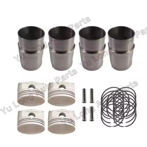 Car Engine Cylinder Liner Piston Piston Ring Kit For Peugeot 106 206 207 Partner CITROËN Xsara Berli