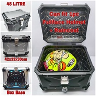 Top Box Aluminium Motor Motorcycle Alloy 45L Accessories Superbike Y16ZR RS150 MT09 KTM VF3i MT25 Versys RSX150 45 Litre Motor Accessories