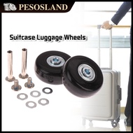 2pcs Suitcase Luggage Wheels Suitcase Replacement Wheels Silent Roller Rubber For Suitcase Luggage