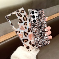 Leopard Print Case For Samsung Galaxy A06 A16 A71 A51 A21s S24 Ultra
