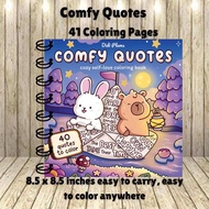 Comfy Quotes by Didi Plums coloring book coloring book 41 Pages relaxing art therapy book