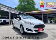 2014年福特 FIESTA 白 1.0 倒車雷達、摸門、I-KEY、按鈕式發車、粉塵過濾器