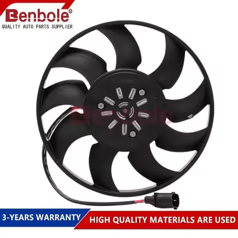 Left Cooling Fan Assembly 12V (High Quality) For AUDI A6 C7,S6,A4 B8,S4,A5,S5,RS4,RS5,Q5,A7 3.0T 09-