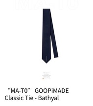 “MA-T0” GOOPiMADE Classic Tie - Bathyal goopi Goopimade