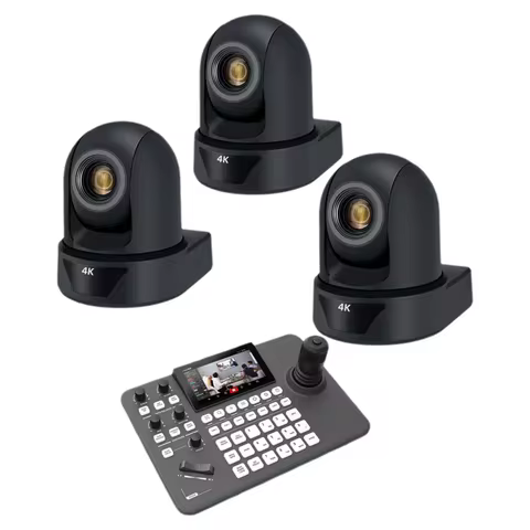 4K NDI PTZ Camera 1-4pcs 20X Optical Zoom Video Conference Camera for Church Business Meeting 1contr