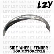 LZY TMX Side Wheel Fender Stainless Motorcycle Tapalodo Tricycle Side Car Universal Mudguard