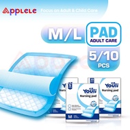 Youli Adult Underpads Disposable Underpads Elderly Pregnant women Pad Medium/Large 5/10 Pcs/Pack