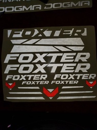 foxter reflective sticker set universal fit